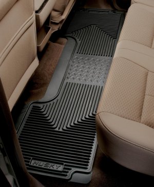 Honda CR-V Floor Mats - Front - Husky Liners - Heavy Duty - Black - `07-`11 Honda CR-V Floor Mats - Front - Husky Liners - Heavy Duty - Black - `07-`11